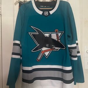adidas San Jose Sharks NHL Hockey Jersey NWT